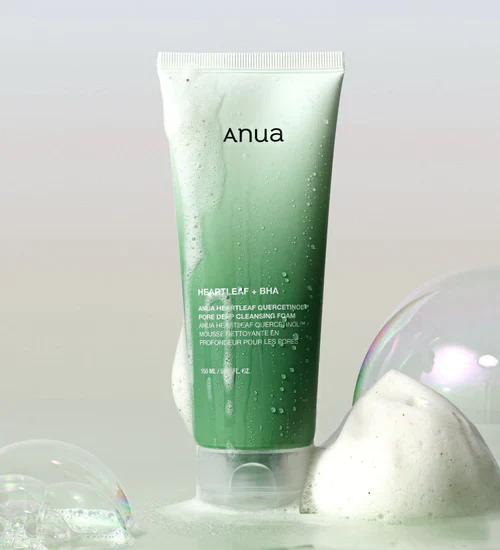 Anua Heartleaf Quercetinol Pore Deep Cleansing Foam- Limpiador facial 150ml - Image 3