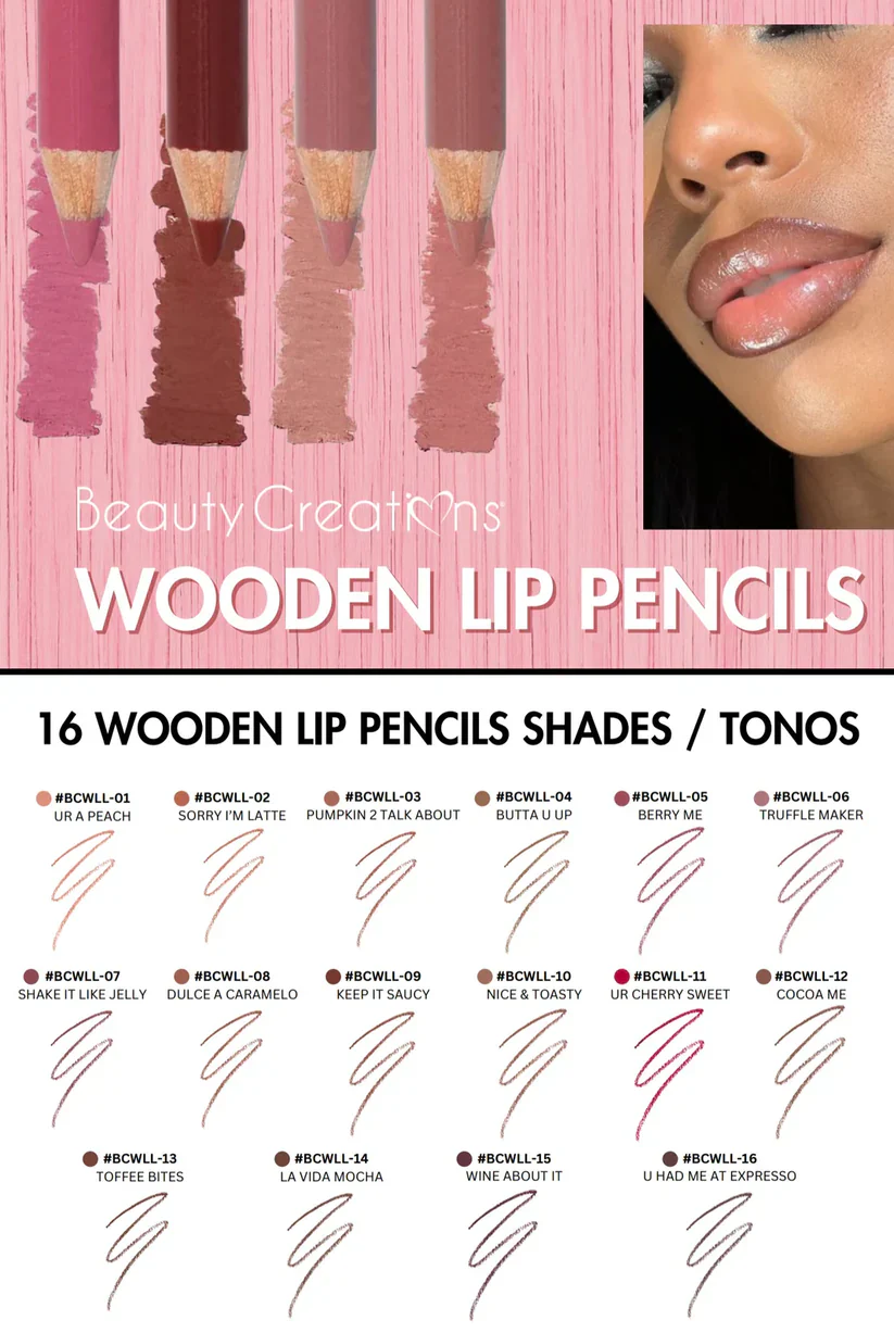 Beauty Creations Wooden Lápiz de labios - Image 10