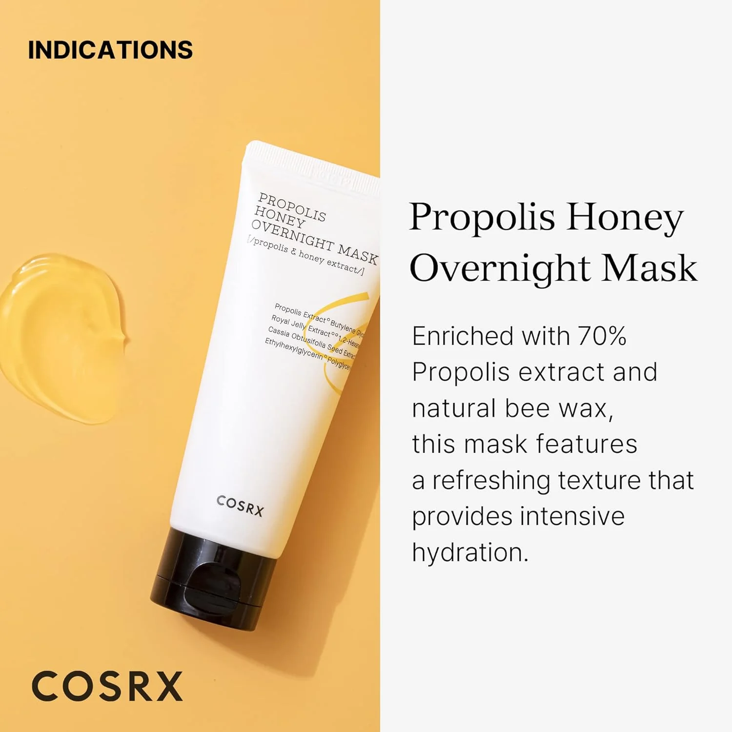 COSRX Full Fit Propolis Honey Overnight Mask 60ml - Image 8