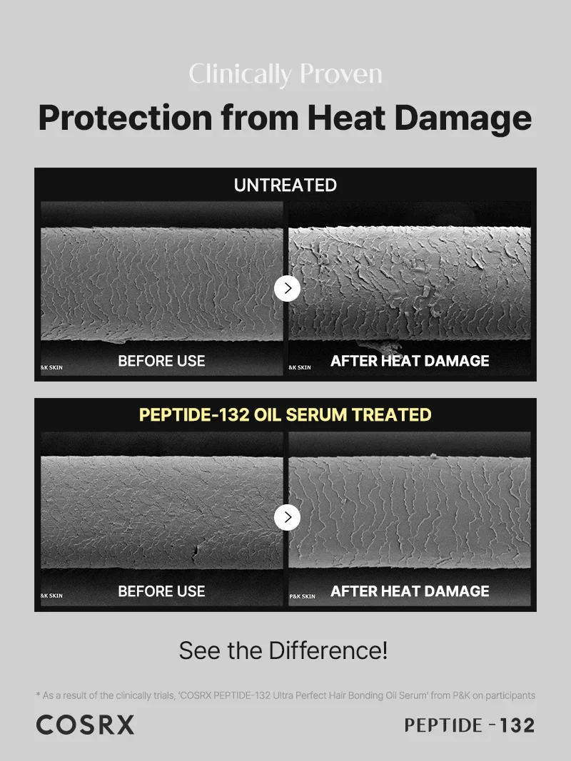 Cosrx PEPTIDE-132 Ultra Perfect Hair Bonding Oil Serum 28ml Aceite capilar fortalecedor - Image 5