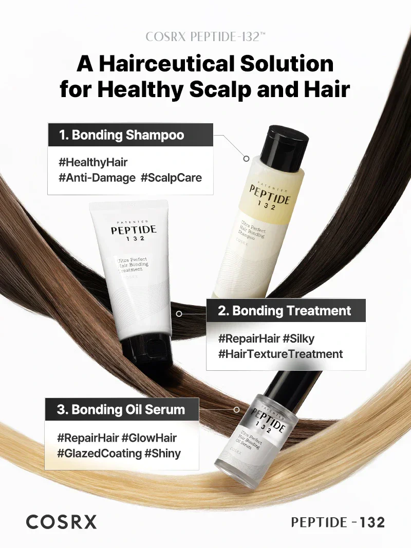 Cosrx Peptide-132 Ultra Perfect Hair Bonding Shampoo 200ml - Image 3