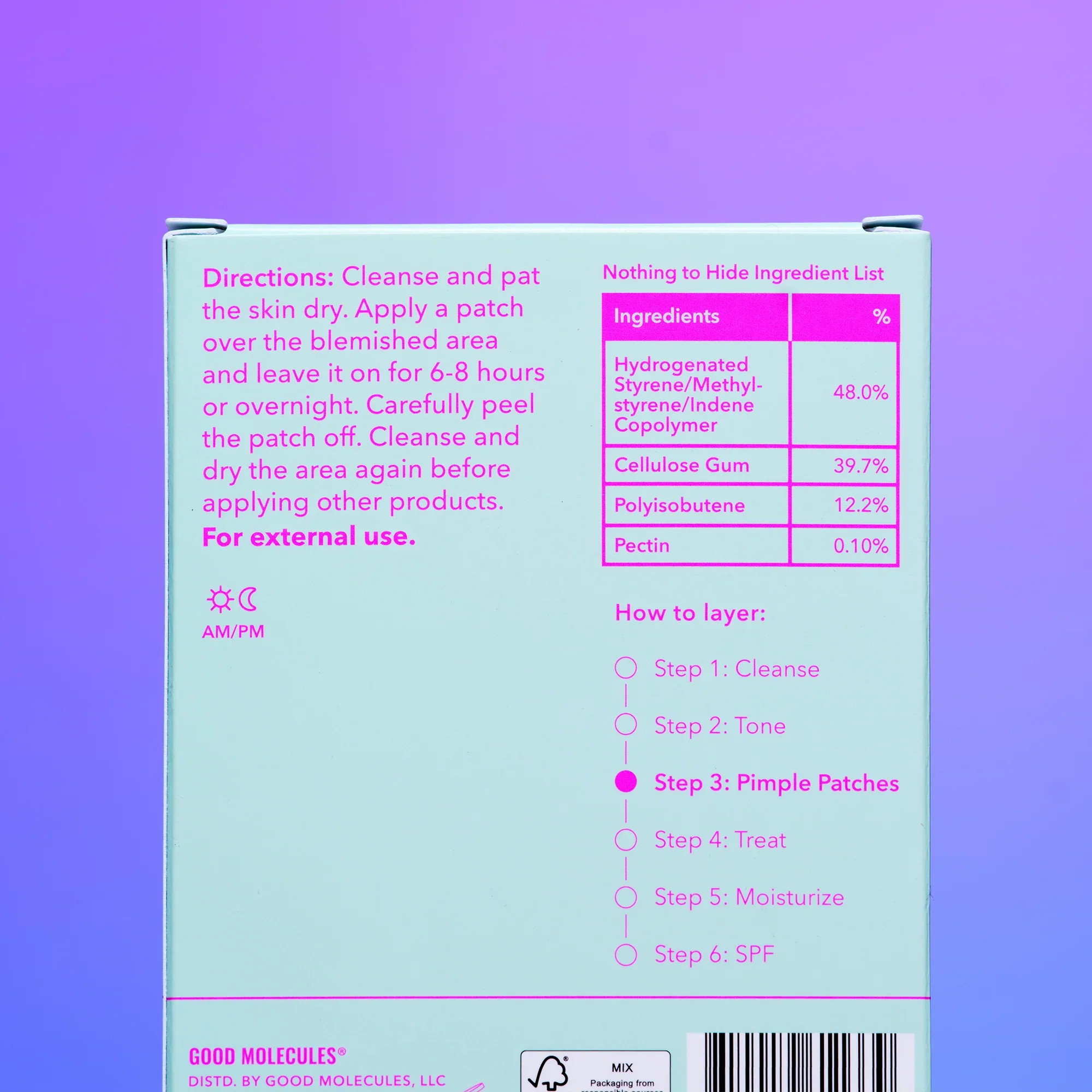 Good Molecules Parches para espinillas - Image 5