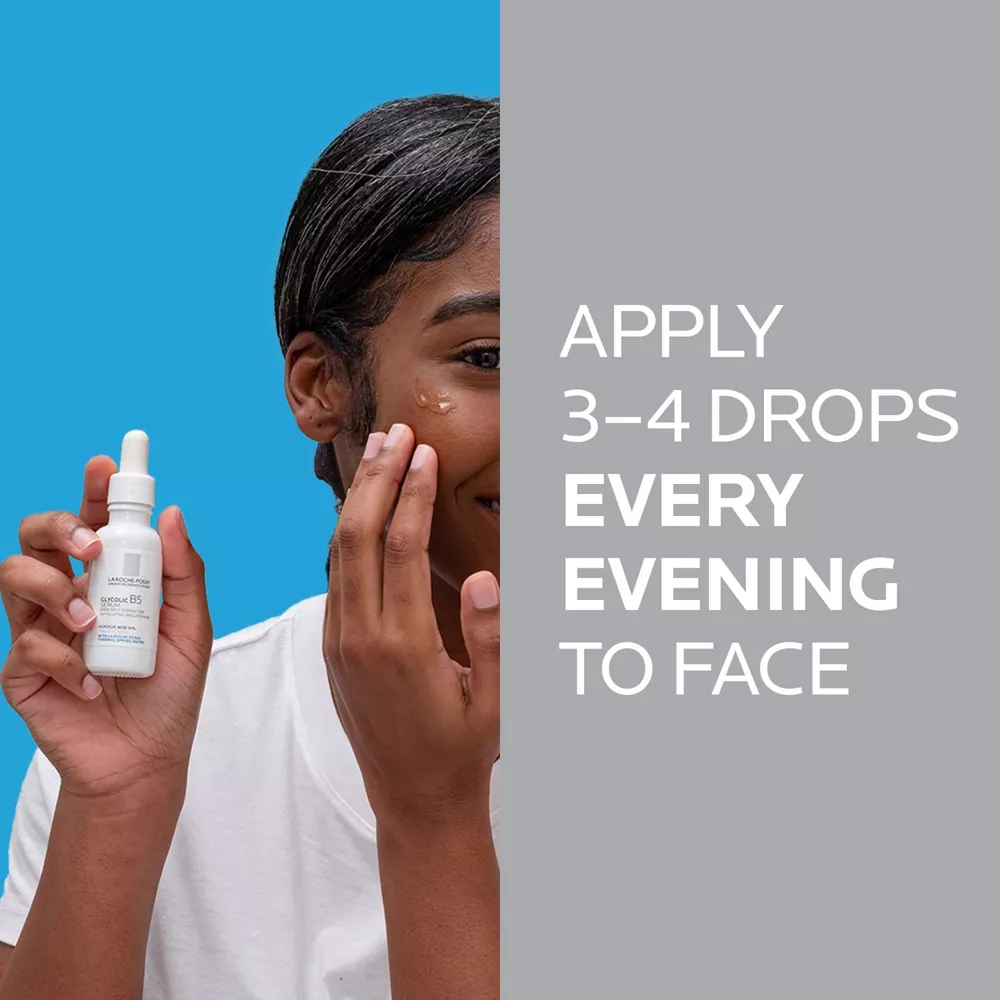 La Roche Posay Suero de ácido glicólico B5 antienvejecimiento para pieles sensibles - Image 3
