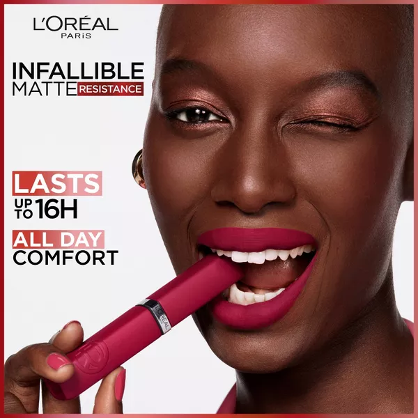 L'Oreal Paris Infallible Matte Resistance Liquid Matte Lipstick - Image 6