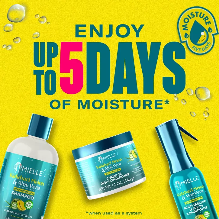 Mielle Glaseado hidratante profundo para dar forma a los rizos con melón de Kalahari y aloe vera - Image 3