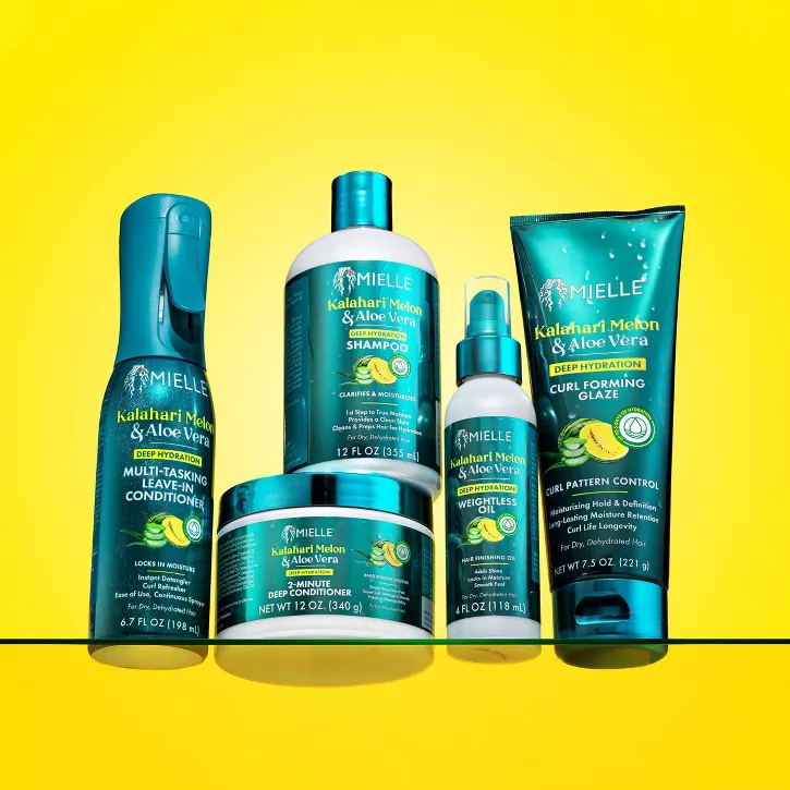 Mielle Glaseado hidratante profundo para dar forma a los rizos con melón de Kalahari y aloe vera - Image 4