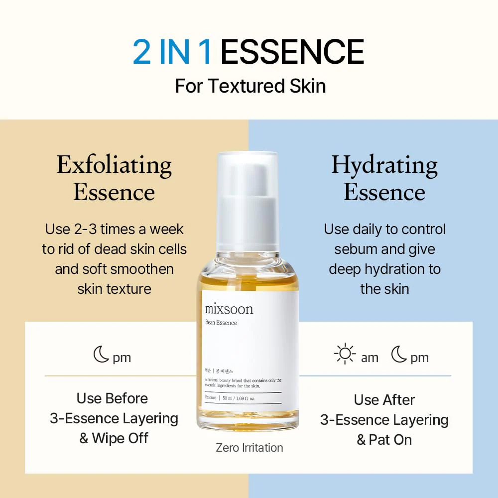Mixsoon Bean Essence Esencia Exfoliante e Hidratante 30ml mini - Image 8