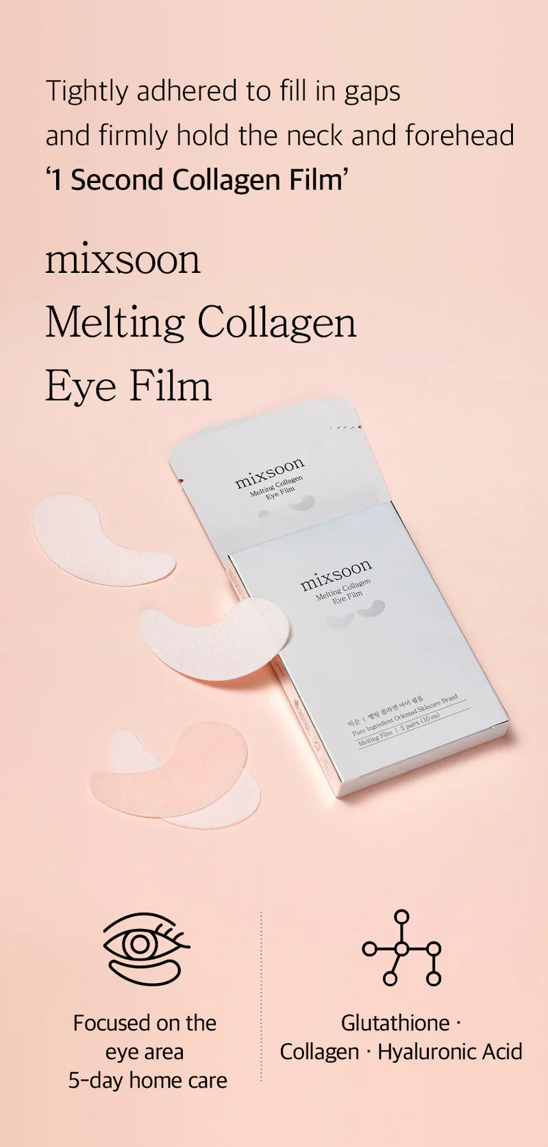 Mixsoon Melting Collagen Eye Film (5pares) - Image 6