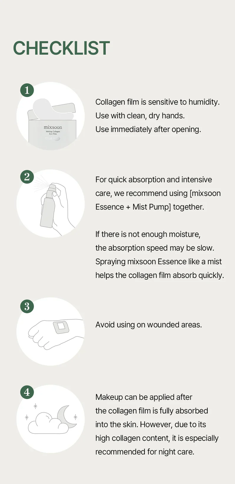 Mixsoon Melting Collagen Eye Film (5pares) - Image 9