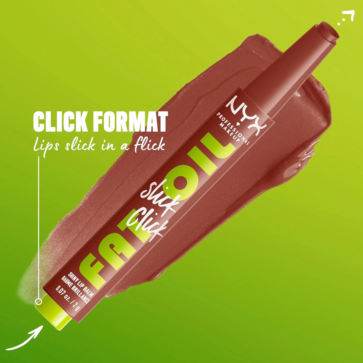 NYX Bálsamo labial Fat Oil Slick Click - Image 6