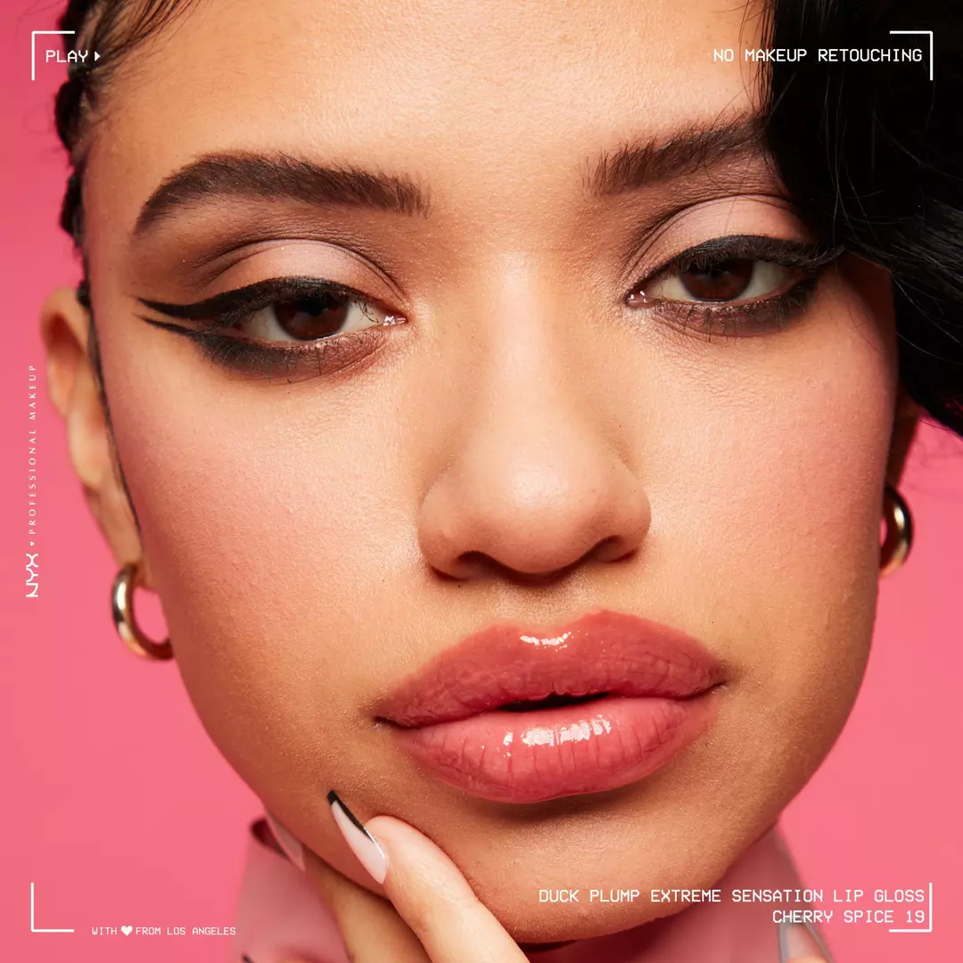 NYX Brillo voluminizador de labios con alto contenido de pigmento Duck Plump - Image 10