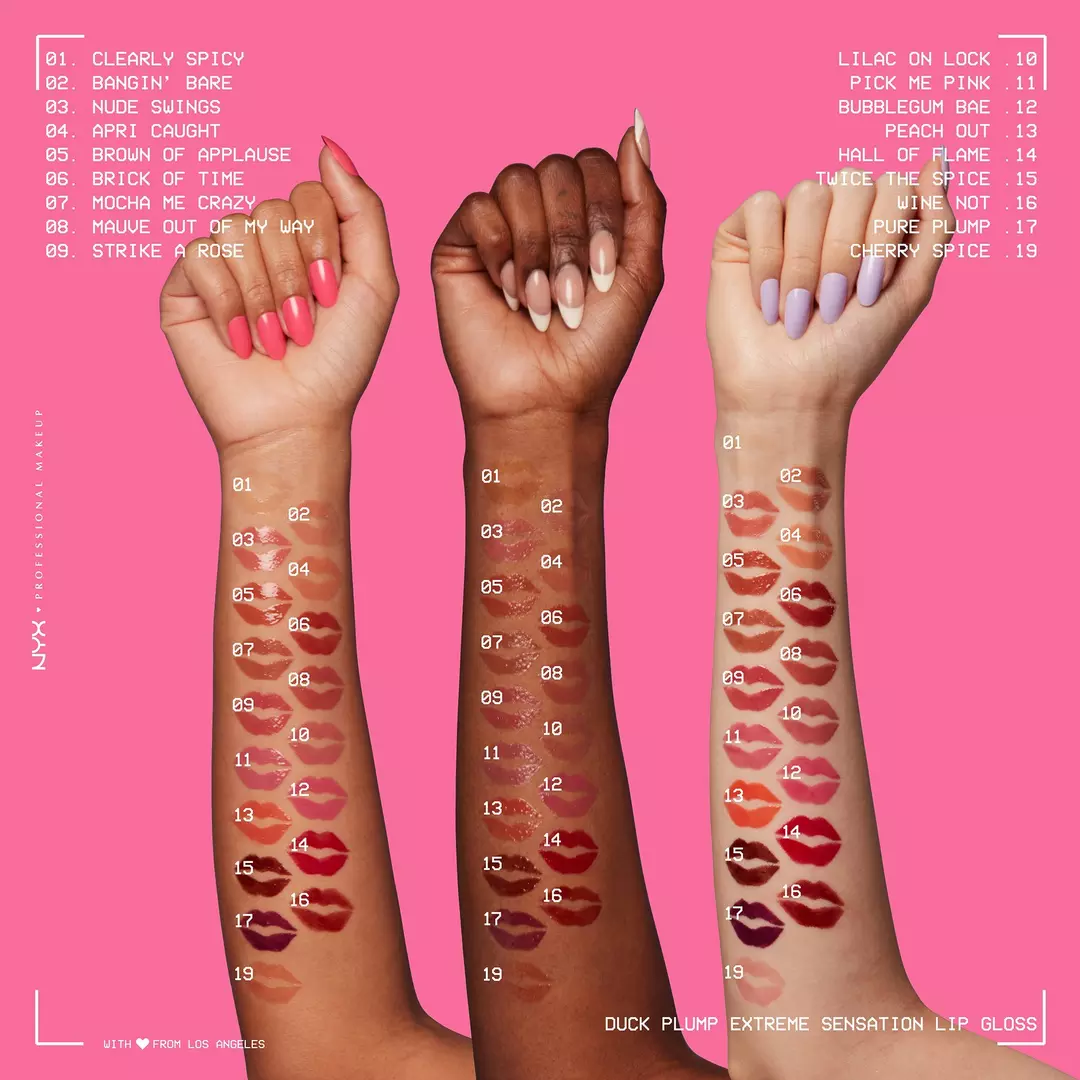 NYX Brillo voluminizador de labios con alto contenido de pigmento Duck Plump - Image 13