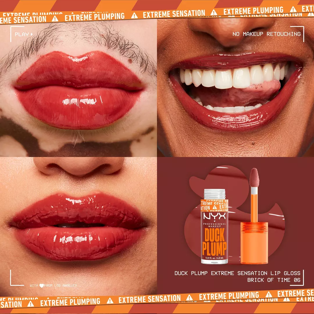 NYX Brillo voluminizador de labios con alto contenido de pigmento Duck Plump - Image 18