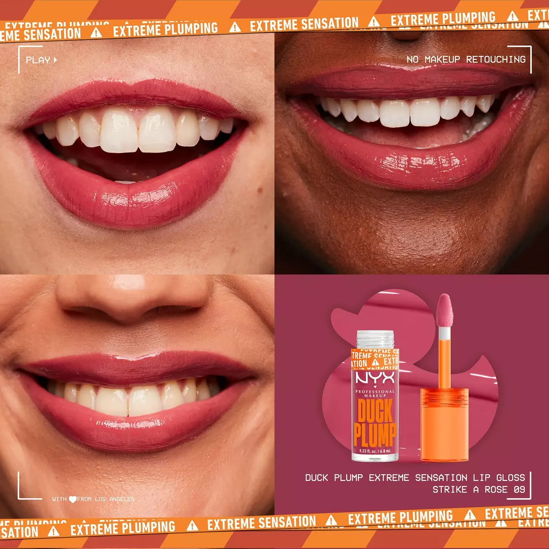 NYX Brillo voluminizador de labios con alto contenido de pigmento Duck Plump - Image 19