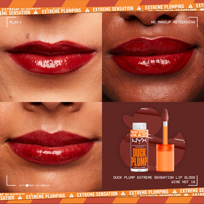 NYX Brillo voluminizador de labios con alto contenido de pigmento Duck Plump - Image 21
