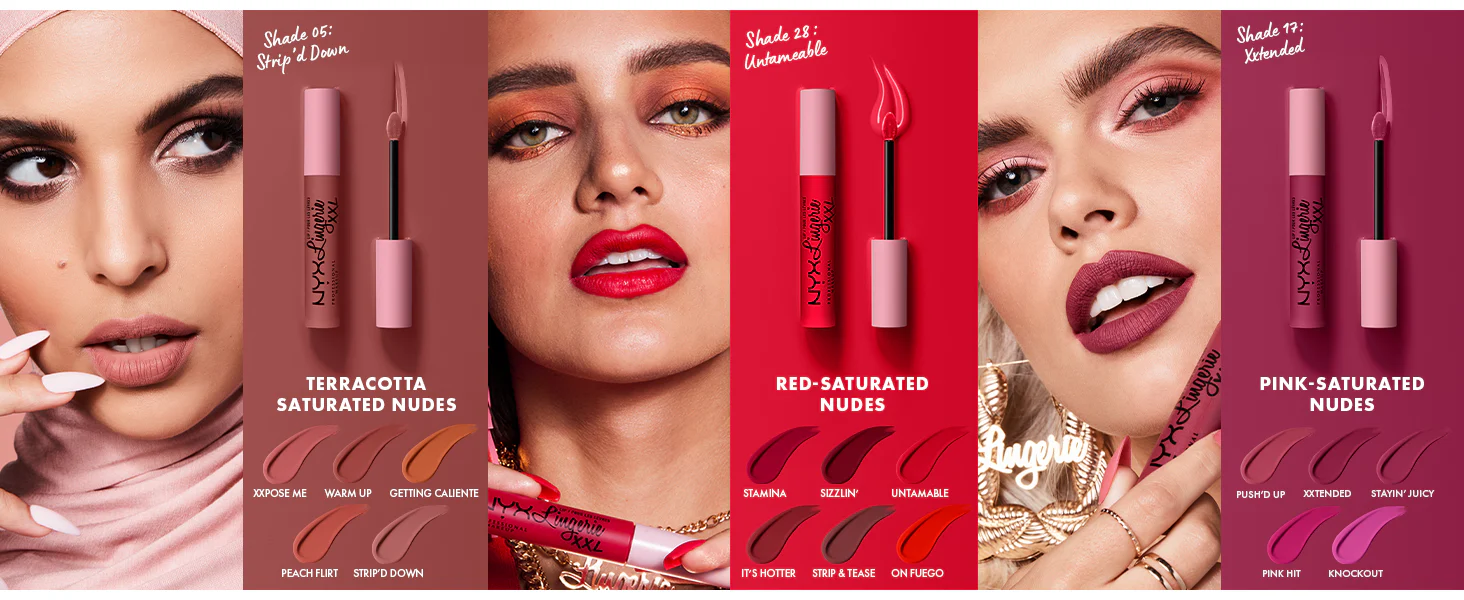 NYX Professional Makeup Lip Lingerie XXL Smooth Matte Liquid Lipstick - 16hr Longwear - Image 17