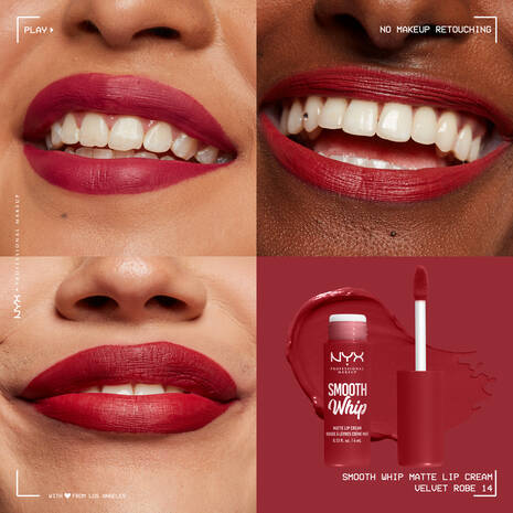 NYX Smooth Whip - Crema de labios mate, larga duración, hidratante, lápiz labial líquido - Image 11