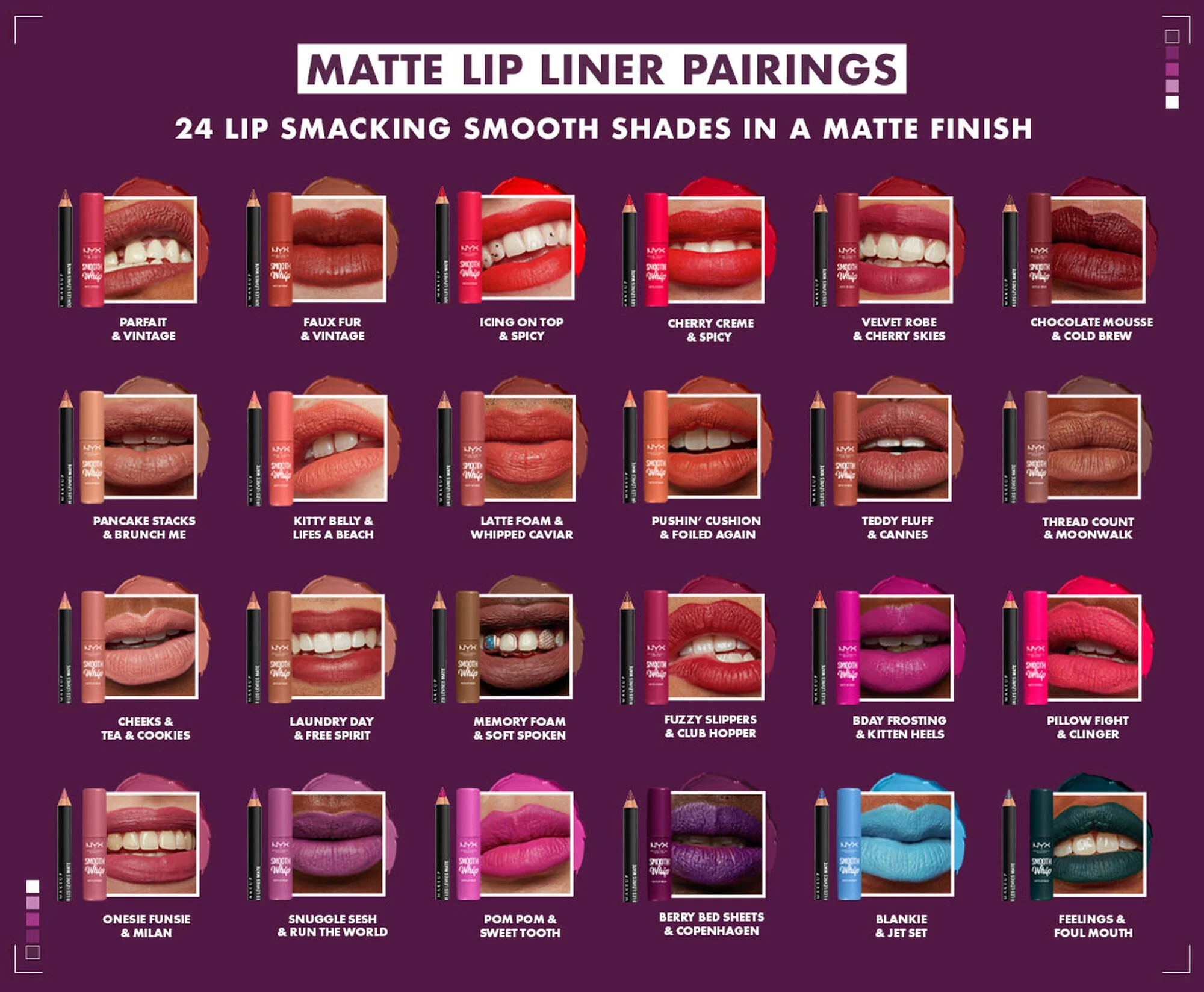 NYX Smooth Whip - Crema de labios mate, larga duración, hidratante, lápiz labial líquido - Image 3